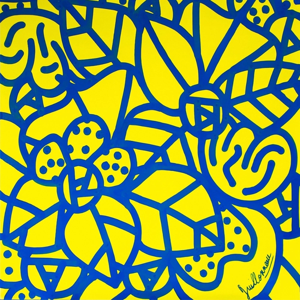 "Blue Monday" 100x100cm