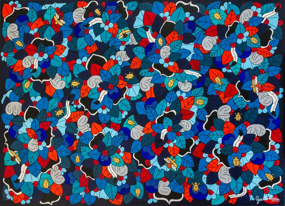 Jardin marin 130x180cm